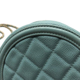 シャネル CHANEL CCフィリグリーチェーンポシェット AP0365 ミント×GD金具 キャビア レディース ショルダーバッグ