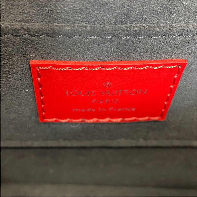ルイ・ヴィトン LOUIS VUITTON ドーフィーヌMINI M20359 レッド×ブラック シルバー金具 モノグラム・メッシュ レディース ショルダーバッグ