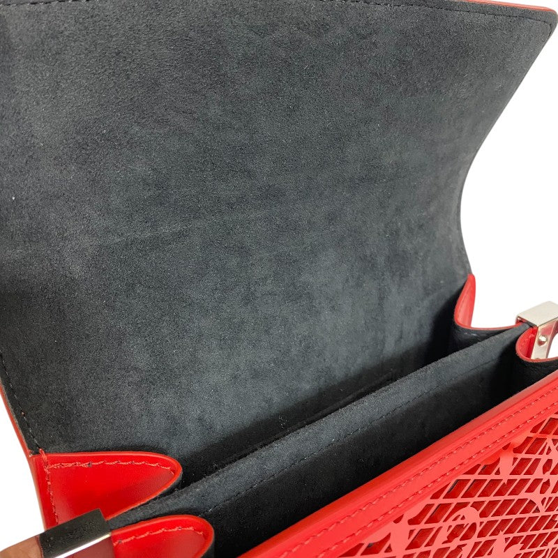 ルイ・ヴィトン LOUIS VUITTON ドーフィーヌMINI M20359 レッド×ブラック シルバー金具 モノグラム・メッシュ レディース ショルダーバッグ
