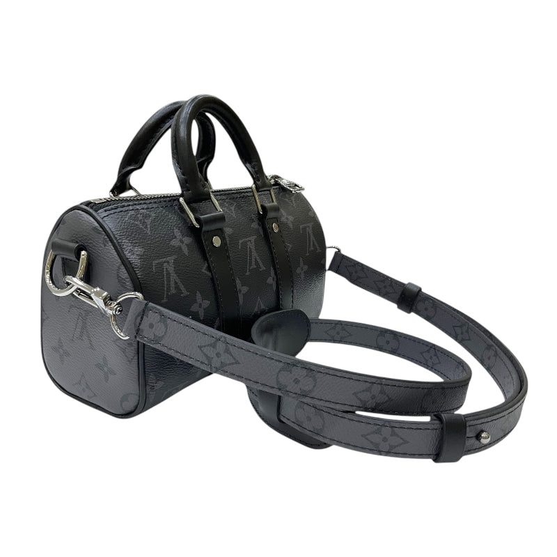 ルイ・ヴィトン LOUIS VUITTON キーポルXS M45947 ブラック モノグラム・エクリプス・リバース レディース ショルダーバッグ