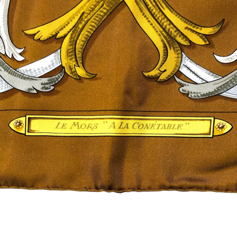 エルメス HERMES カレ90 LE MORS A LA CONETABLE シルク レディース スカーフ