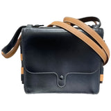 エルメス HERMES ヴィンテージ　ツインポシェット ナチュラル/ブラック クシュベル ボックスカーフ ユニセックス ショルダーバッグ