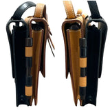 エルメス HERMES ヴィンテージ　ツインポシェット ナチュラル/ブラック クシュベル ボックスカーフ ユニセックス ショルダーバッグ