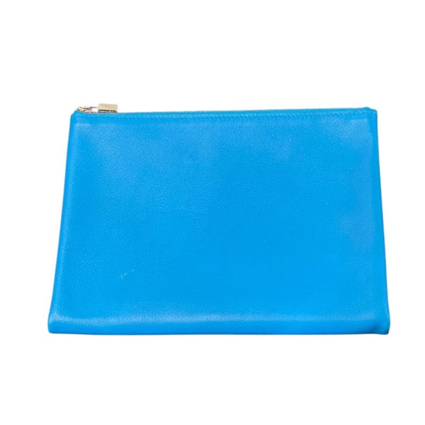 エルメス HERMES アトゥーGM ヴェルソ Y刻印 ブルーフリーダ・ボルドー/シルバー金具 エバーカラー ユニセックス ポーチ