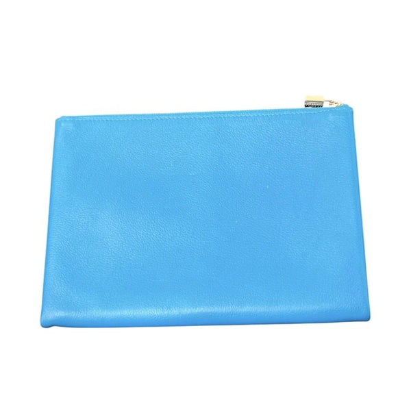 エルメス HERMES アトゥーGM ヴェルソ Y刻印 ブルーフリーダ・ボルドー/シルバー金具 エバーカラー ユニセックス ポーチ