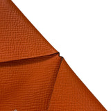 エルメス HERMES カルヴィ Ｒ刻印 オレンジ ヴォーエプソン レディース カードケース