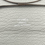エルメス HERMES バスティア T刻印 パールグレー シェーブル ユニセックス コインケース