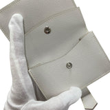 エルメス HERMES べアンミニ B刻 ニューグリペール シルバー金具 ヴォーエプソン レディース 二つ折り財布