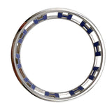 エルメス HERMES ロンドアッシュバングル シルバー/ブルー メタル アクセサリー