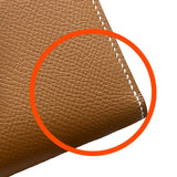 エルメス HERMES べアンコンビネ B刻 ゴールド ゴールド金具 ヴォーエプソン ユニセックス 二つ折り財布