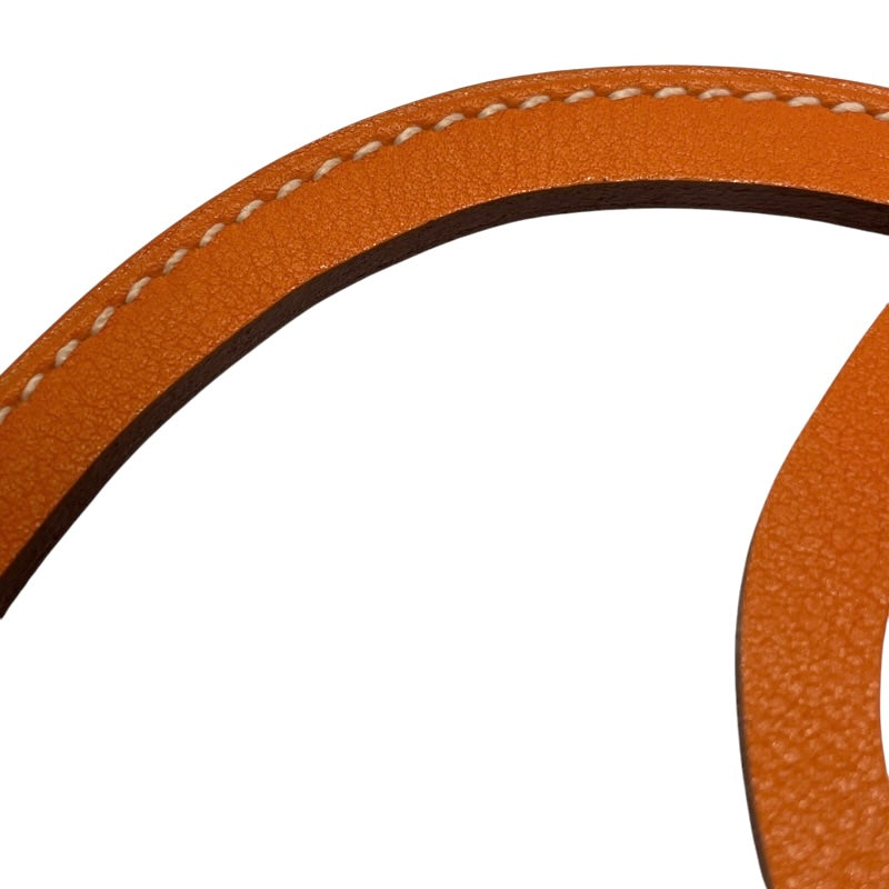 エルメス HERMES パドック シュヴァルチャーム オレンジ スイフト レディース その他小物
