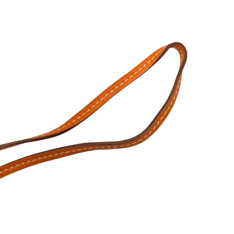 エルメス HERMES パドック シュヴァルチャーム オレンジ スイフト レディース その他小物