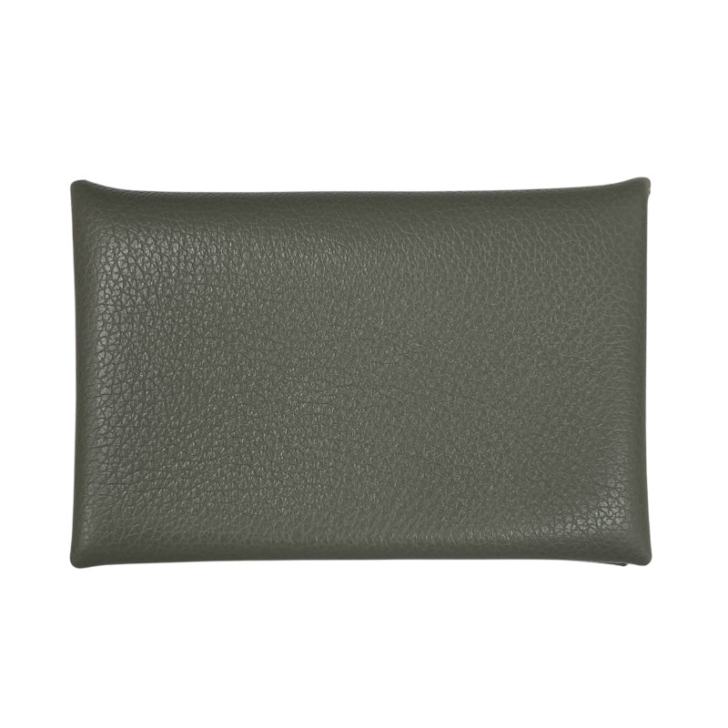 エルメス HERMES カルヴィ U刻印 エタン エバーカラー レディース カードケース