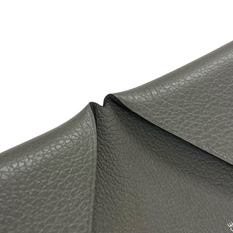 エルメス HERMES カルヴィ U刻印 エタン エバーカラー レディース カードケース