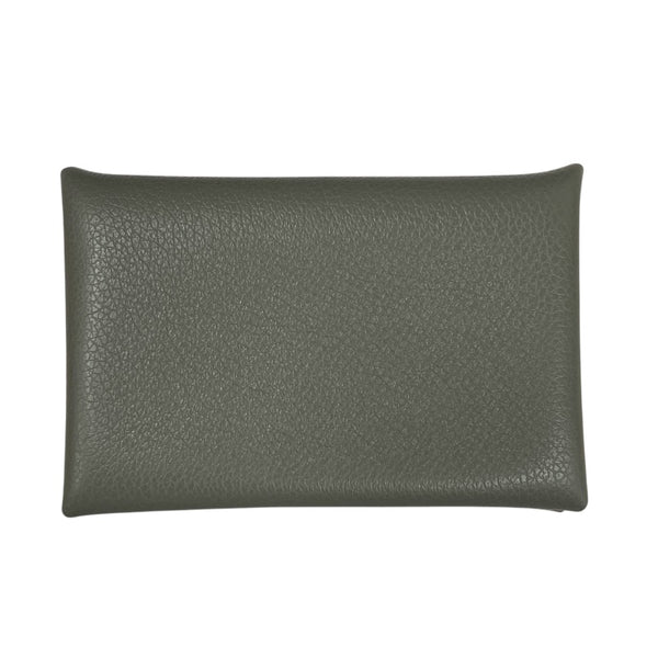 エルメス HERMES カルヴィ U刻印 エタン エバーカラー レディース カードケース