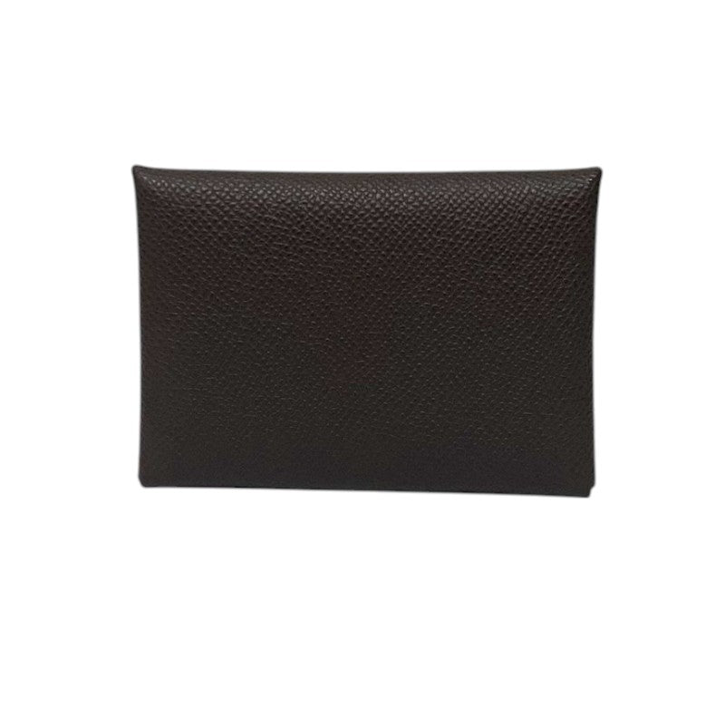 エルメス HERMES カルヴィデュオ B刻 エコルセ シルバー金具 エプソン レディース カードケース