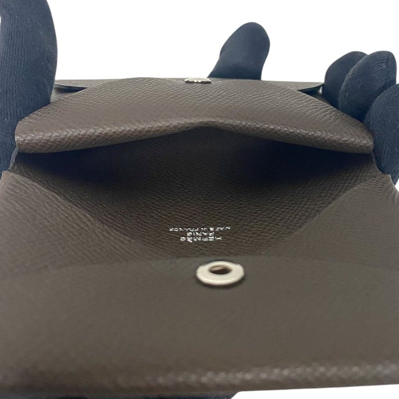 エルメス HERMES カルヴィデュオ B刻 エコルセ シルバー金具 エプソン レディース カードケース