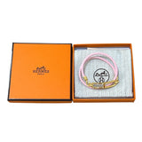 エルメス HERMES ルリ ドゥブルトゥール ローズサクラ ゴールド金具 スイフト/メタル アクセサリー