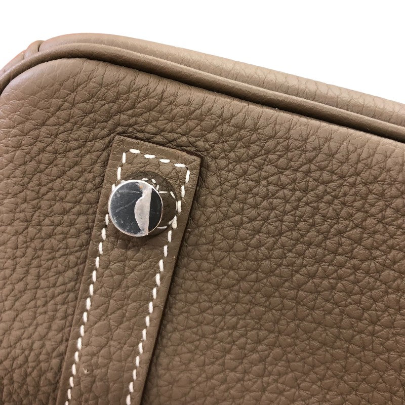 エルメス HERMES バーキン25 W刻 エトゥープ シルバー金具 トゴ レディース ハンドバッグ