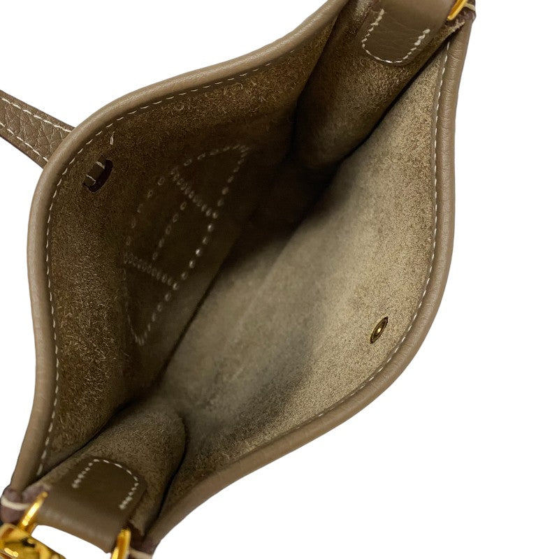 エルメス HERMES エヴリンTPM Z刻　(2021年製) エトゥープ ゴールド金具 トリヨンクレマンス レディース ショルダーバッグ