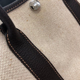 エルメス HERMES ガーデンパーティTPM □H刻 アイボリー・ブラウン トワルアッシュ/ブッフル レディース トートバッグ