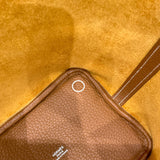 エルメス HERMES ピコタンロックPM B刻印 ゴールド シルバー金具 トリヨンクレマンス レディース ハンドバッグ