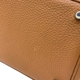 エルメス HERMES ピコタンロックPM B刻印 ゴールド シルバー金具 トリヨンクレマンス レディース ハンドバッグ