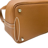 エルメス HERMES ピコタンロックPM B刻印 ゴールド シルバー金具 トリヨンクレマンス レディース ハンドバッグ