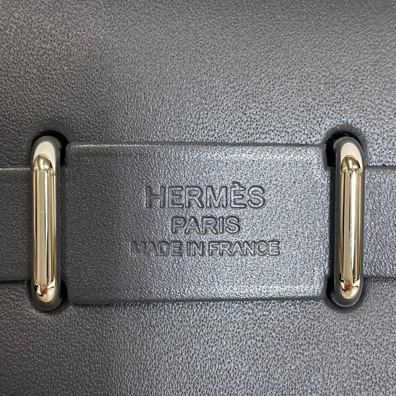 エルメス HERMES エールバッグジップミニ W刻 エクリュ・アルドワーズ シルバー金具 トワル・ハンター レディース ショルダーバッグ