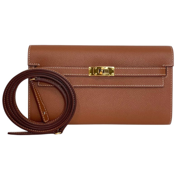 エルメス HERMES ケリートゥーゴー W刻 ゴールド ゴールド金具 エバーカラー レディース ハンドバッグ