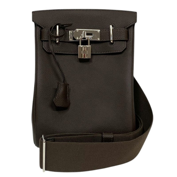 エルメス HERMES ケリーアッカドPM W刻 エコルセ シルバー金具 トゴ レディース ショルダーバッグ