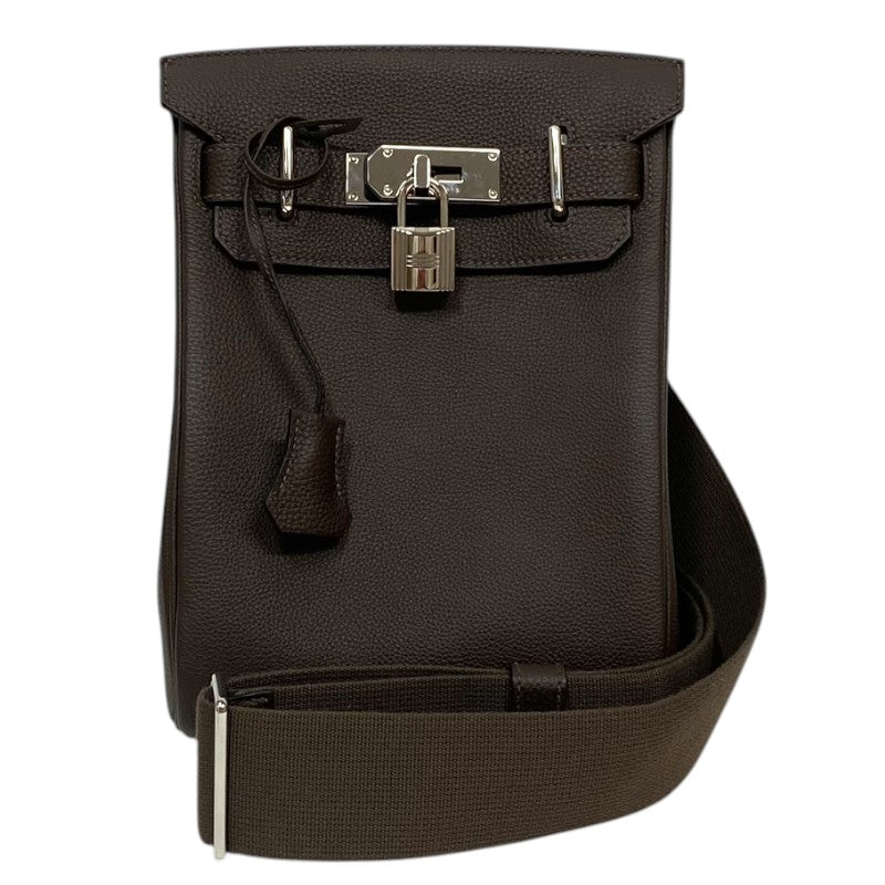 エルメス HERMES ケリーアッカドPM W刻 エコルセ シルバー金具 トゴ レディース ショルダーバッグ
