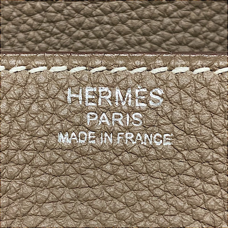 エルメス HERMES バーキン30 エトゥープ シルバー金具 トゴ レディース ハンドバッグ