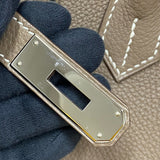 エルメス HERMES バーキン30 エトゥープ シルバー金具 トゴ レディース ハンドバッグ