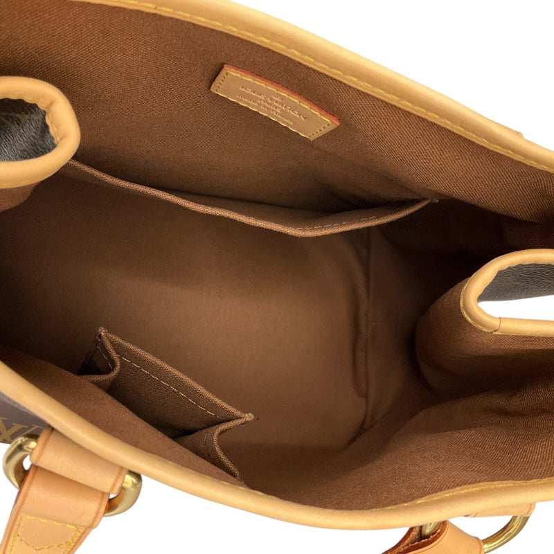 ルイ・ヴィトン LOUIS VUITTON バティニョール M51156 ブラウン /ゴールド金具 モノグラムキャンパス レディース ハンドバッグ