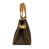 ルイ・ヴィトン LOUIS VUITTON バティニョール M51156 ブラウン /ゴールド金具 モノグラムキャンパス レディース ハンドバッグ