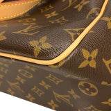 ルイ・ヴィトン LOUIS VUITTON バティニョール M51156 ブラウン /ゴールド金具 モノグラムキャンパス レディース ハンドバッグ