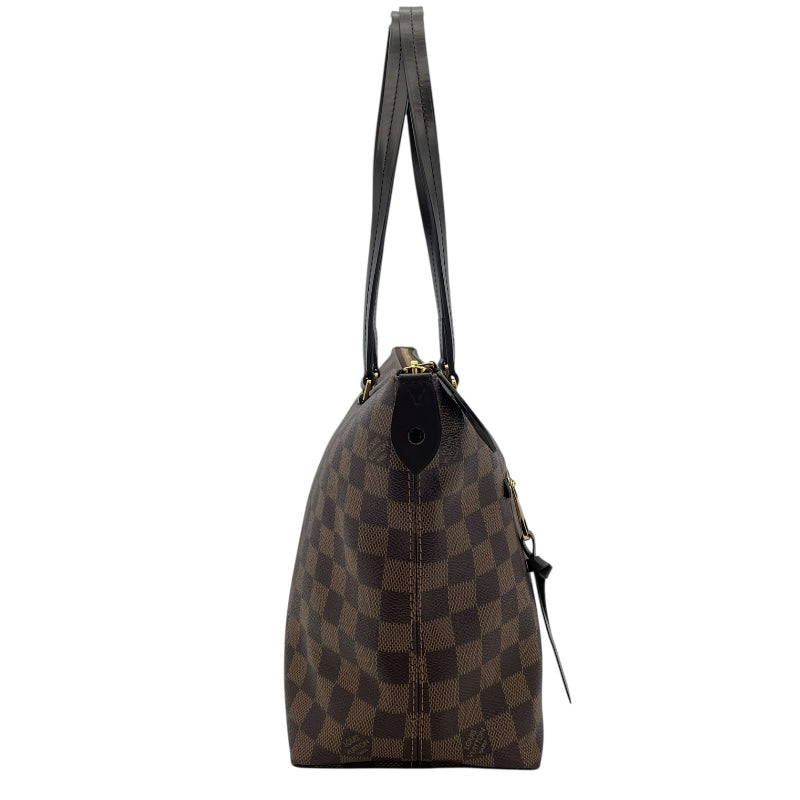 ルイ・ヴィトン LOUIS VUITTON イエナMM N41013 ブラウン ダミエ・エベヌ レディース トートバッグ