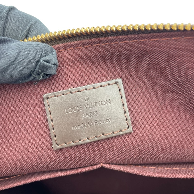 ルイ・ヴィトン LOUIS VUITTON イエナMM N41013 ブラウン ダミエ・エベヌ レディース トートバッグ