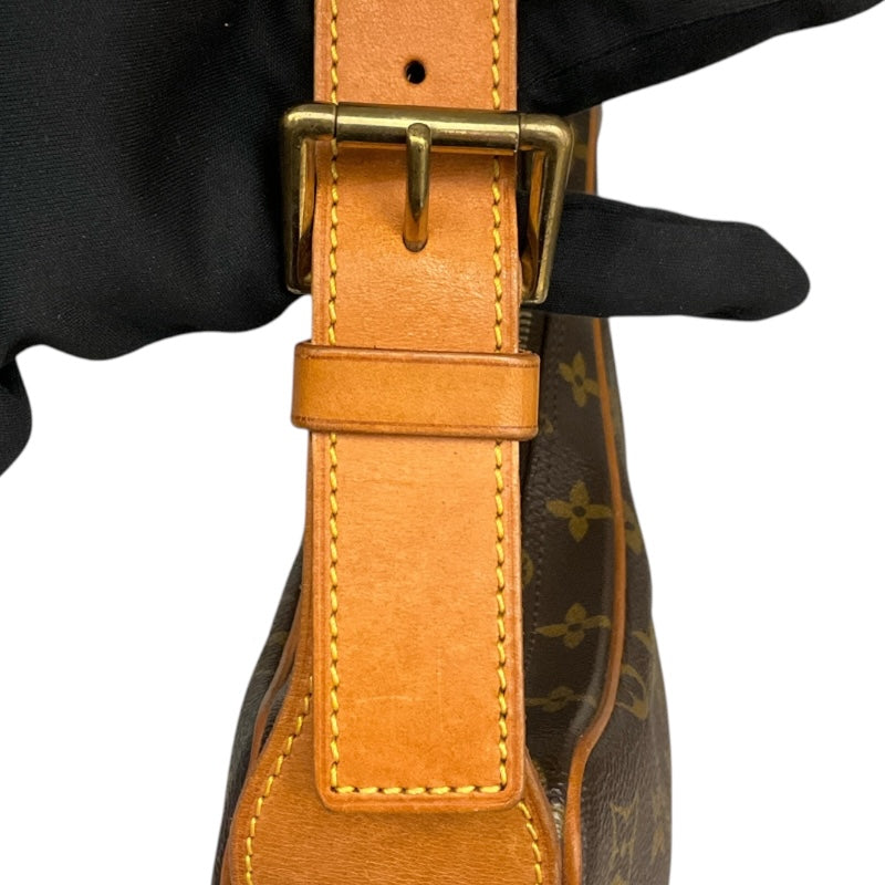 ルイ・ヴィトン LOUIS VUITTON クロワッサンMM M51512 ブラウン モノグラム キャンバス レディース ハンドバッグ
