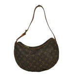 ルイ・ヴィトン LOUIS VUITTON クロワッサンMM M51512 ブラウン モノグラム キャンバス レディース ハンドバッグ
