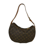 ルイ・ヴィトン LOUIS VUITTON クロワッサンMM M51512 ブラウン モノグラム キャンバス レディース ハンドバッグ