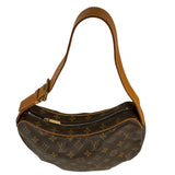 ルイ・ヴィトン LOUIS VUITTON クロワッサンMM M51512 ブラウン モノグラム キャンバス レディース ハンドバッグ