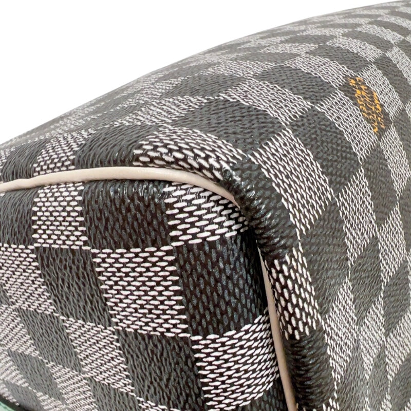 ルイ・ヴィトン LOUIS VUITTON スピーディー・バンドリエール30 MB2139 グレー/レッド/グリーン　シルバー金具 ダミエモノトーン レディース ショルダーバッグ