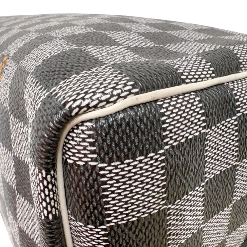 ルイ・ヴィトン LOUIS VUITTON スピーディー・バンドリエール30 MB2139 グレー/レッド/グリーン　シルバー金具 ダミエモノトーン レディース ショルダーバッグ