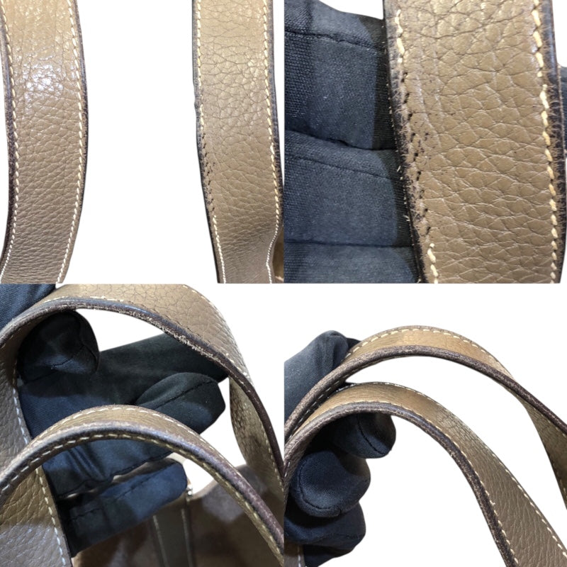 エルメス HERMES ピコタンロックPM A刻印 エトゥープ/シルバー金具 トリヨン レディース ハンドバッグ