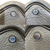 エルメス HERMES ピコタンロックPM A刻印 エトゥープ/シルバー金具 トリヨン レディース ハンドバッグ