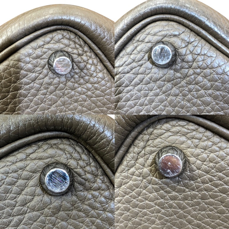 エルメス HERMES ピコタンロックPM A刻印 エトゥープ/シルバー金具 トリヨン レディース ハンドバッグ