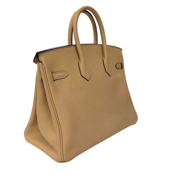 エルメス HERMES バーキン25 A刻 ビスキュイ ゴールド金具 スイフト レディース ハンドバッグ