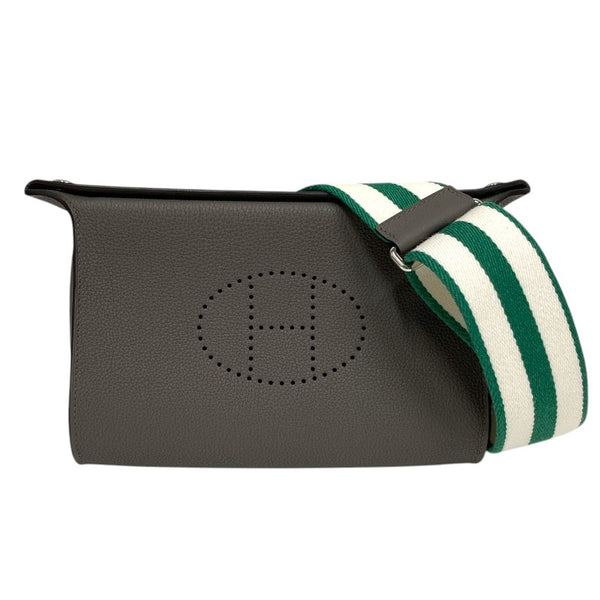 エルメス HERMES ヴィドポッシュ B刻 エタン シルバー金具 トゴ レディース ショルダーバッグ